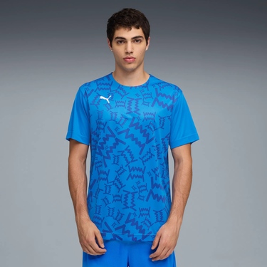 Dres Puma Teamjaws Graphic Ss Shooting Shirt Modrá | 688449-07, 2