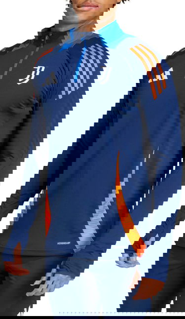 Mikina adidas Originals Juventus Long-Sleeve Quarter-Zip AEROREADY Training Top Rôznofarebný | is5820, 0