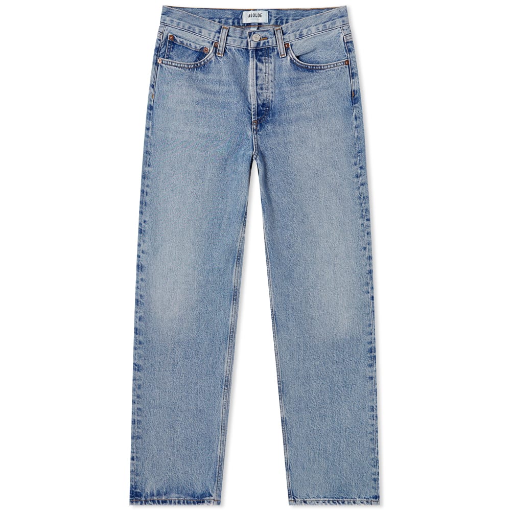 Džínsy AGOLDE Wyman Mid Rise Boyfriend Jeans Modrá | A9072-1206, 0