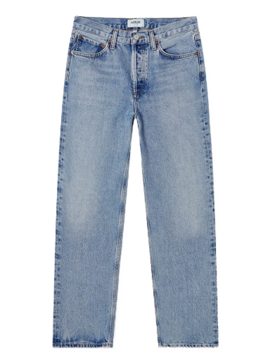 Džínsy AGOLDE Wyman Mid Rise Boyfriend Jeans Modrá | A9072-1206