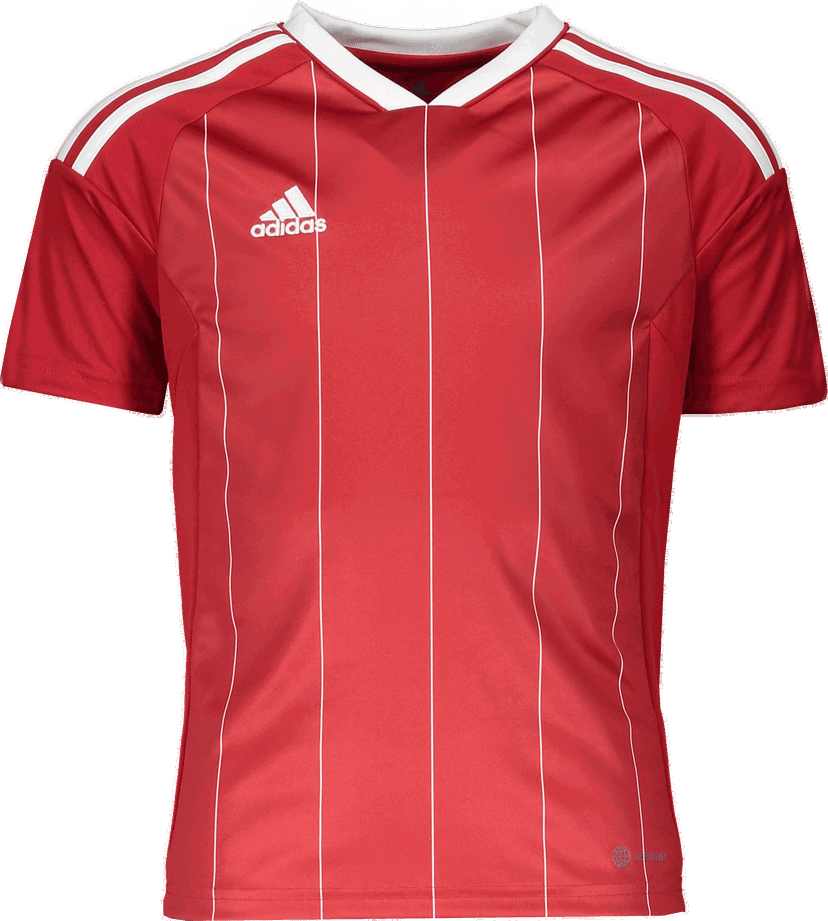 Dres adidas Originals milic22 Custom Pinstripe V-Neck Jersey Červená | hb5394rot