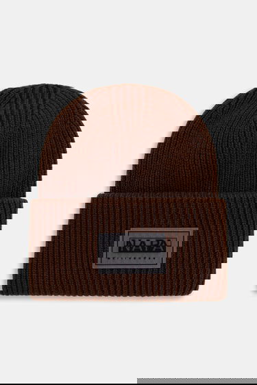 Kulicha Napapijri Woolen Ribbed Beanie Napapijri x Martine Rose Hnedá | NP0A4FQ8WT11, 0