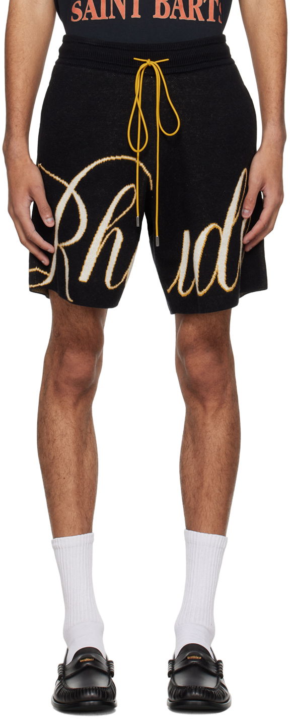 Šortky Rhude Script Shorts Čierna | RHPS24SH16973165