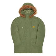 Parka Jacket with Faux Fur Hood