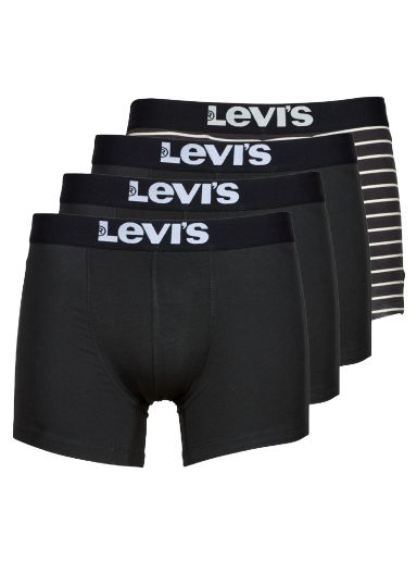 Boxerky Levi's SOLID BASIC BOXER X4 Čierna | 100003048-002