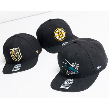 Šiltovka '47 Brand '47  Brand San José Sharks No Shot Captain Black Snapback Čierna | H-NSHOT22WBP-BKB-OSF, 5