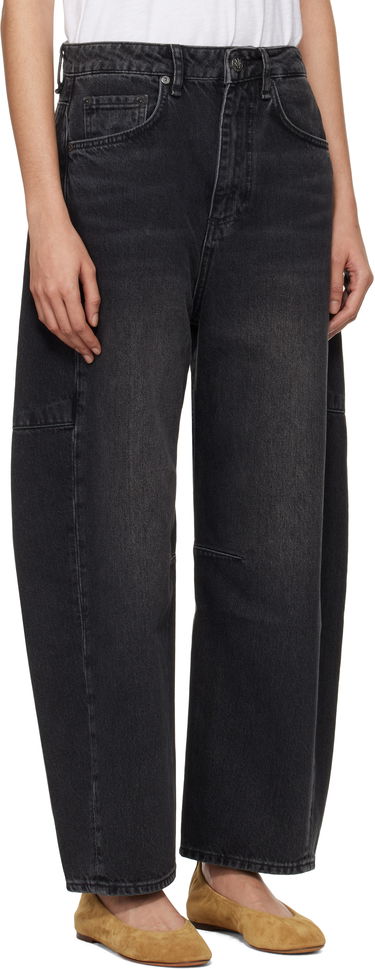 Džínsy rag & bone rag & bone 'The Charlie' High-Rise Barrel Jeans Čierna | WDD24F2994ACBS, 1