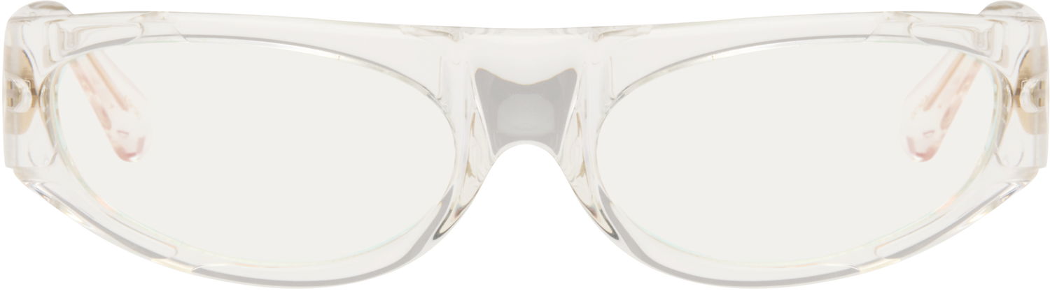 Slnečné okuliare Casablanca Sport Wrap-around Sunglasses Biela | A-AW25-EW-081-03, 0