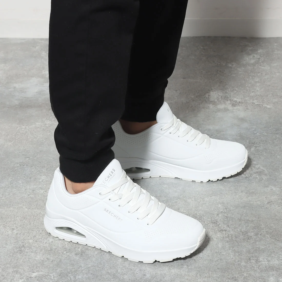 Tenisky a topánky Skechers Uno Biela | 52458-W, 1