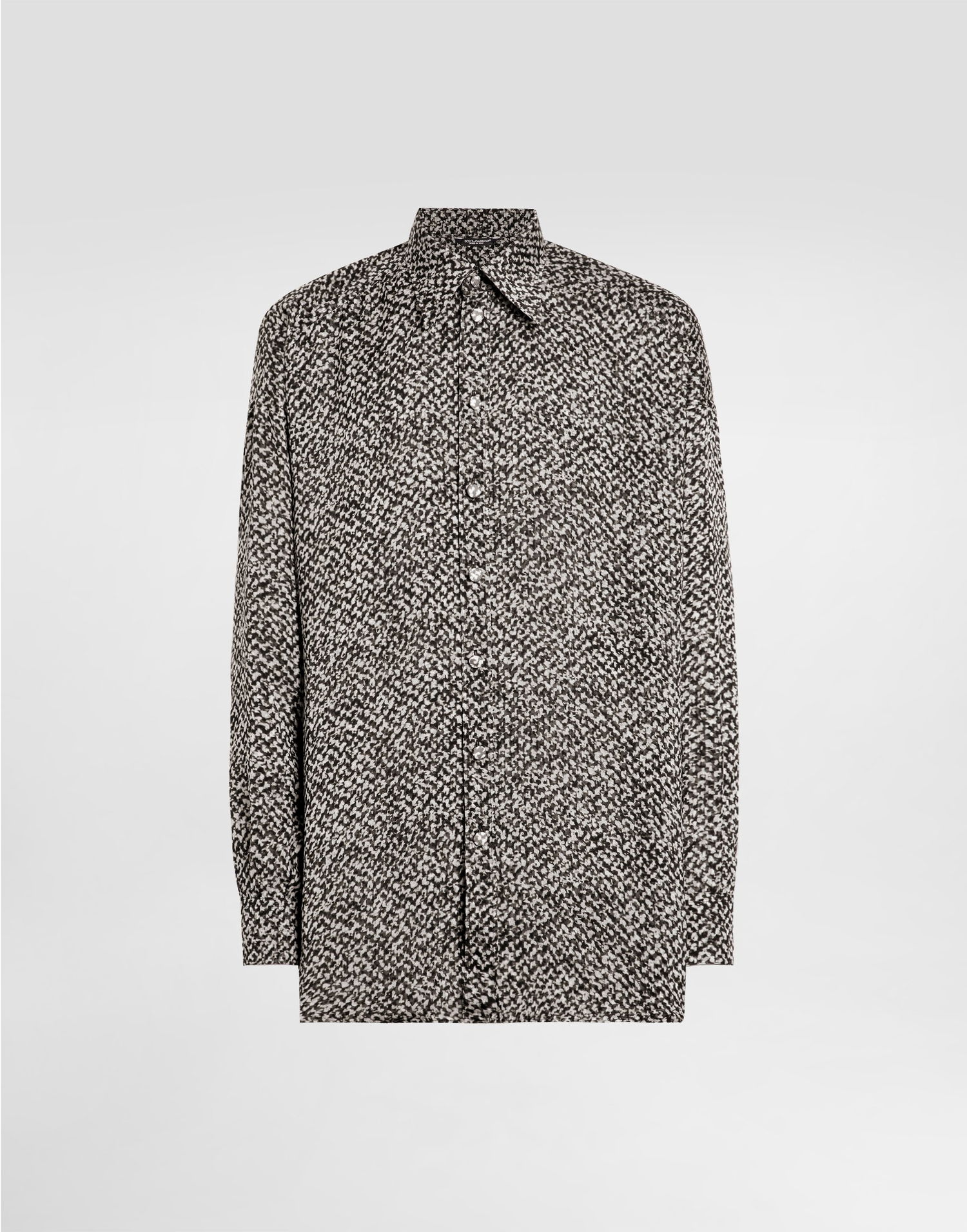 Košeľa Dolce & Gabbana Dolce & Gabbana Bouclé Print Chiffon Shirt Rôznofarebný | G5NT3TIS1ZMHH5QR, 0