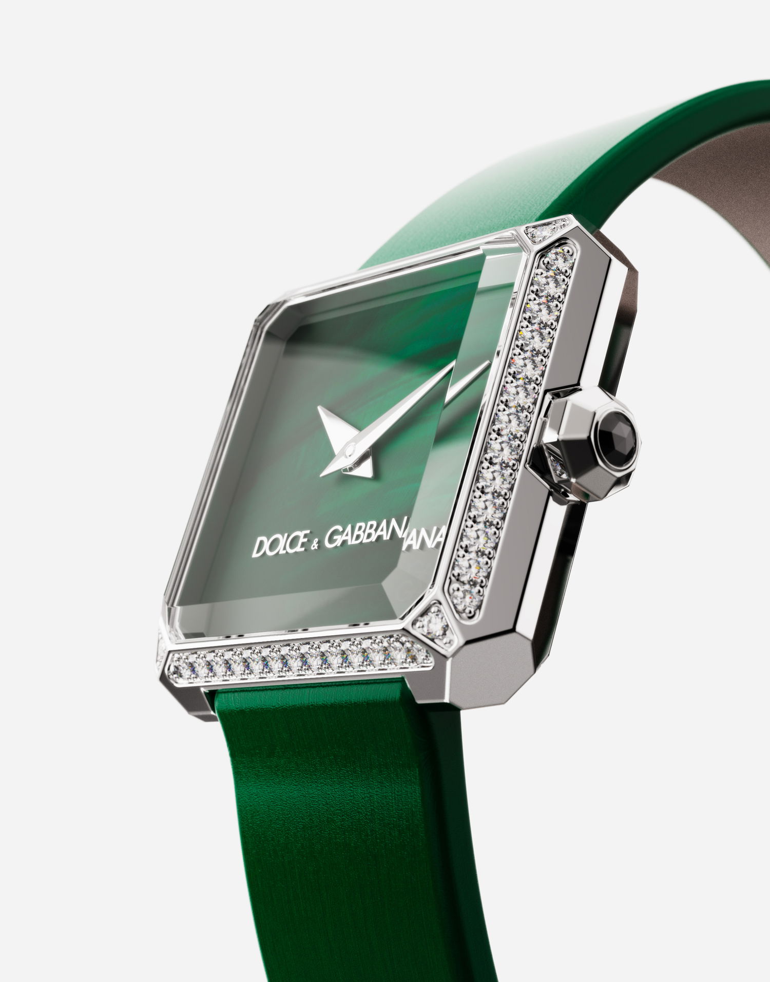Hodinky Dolce & Gabbana Sofia Steel Watch With Colorless Diamonds Zelené | WWJC2SXCMDTV0403, 1
