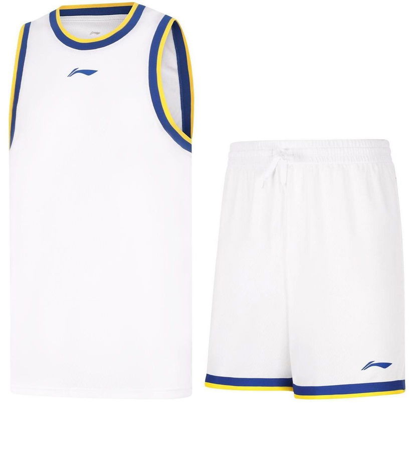 Dres Li-Ning Competition Basketball Uniform Set Biela | AATU017-11