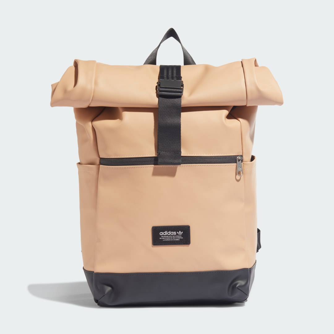 Batoh adidas Originals Adicolor Advanced Roll-Top Backpack Béžová | HS2618, 0