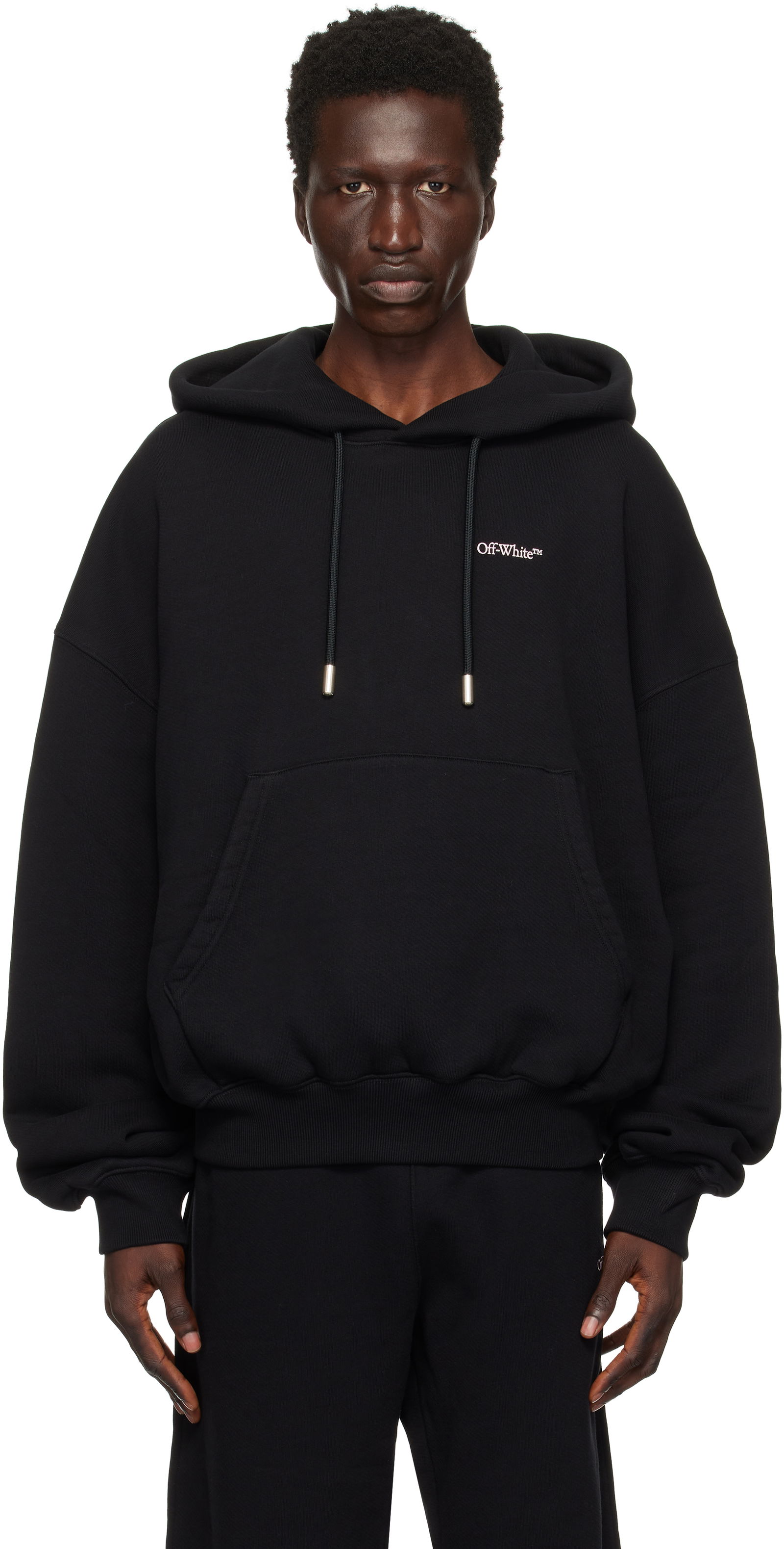 Oversized Hoodie With Logo Print