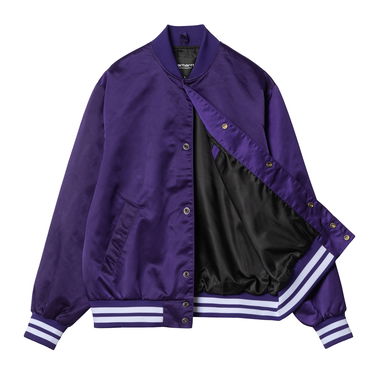 Bomber bunda Carhartt WIP Class of 89 Bomber Jacket Fialová | I032992_23O_XX, 3