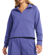 Unstoppable Fleece Rugby Cropped Pullover