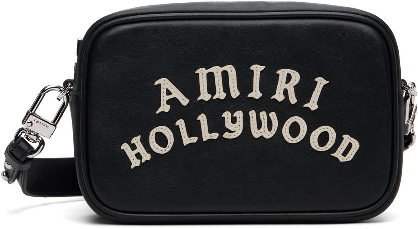 Taška cez rameno AMIRI AMIRI Hollywood Camera Bag Čierna | AMBGCM1028