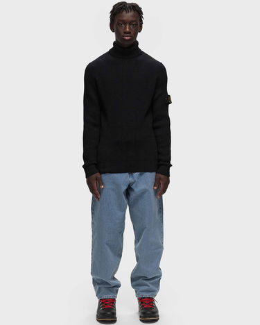 Tričko Stone Island MAGLIERIA TAGLIATA Čierna | 8115552C2.A0029, 1