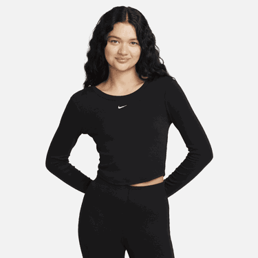 Tričko Nike Sportswear Chill Knit Čierna | FN3661-010, 0