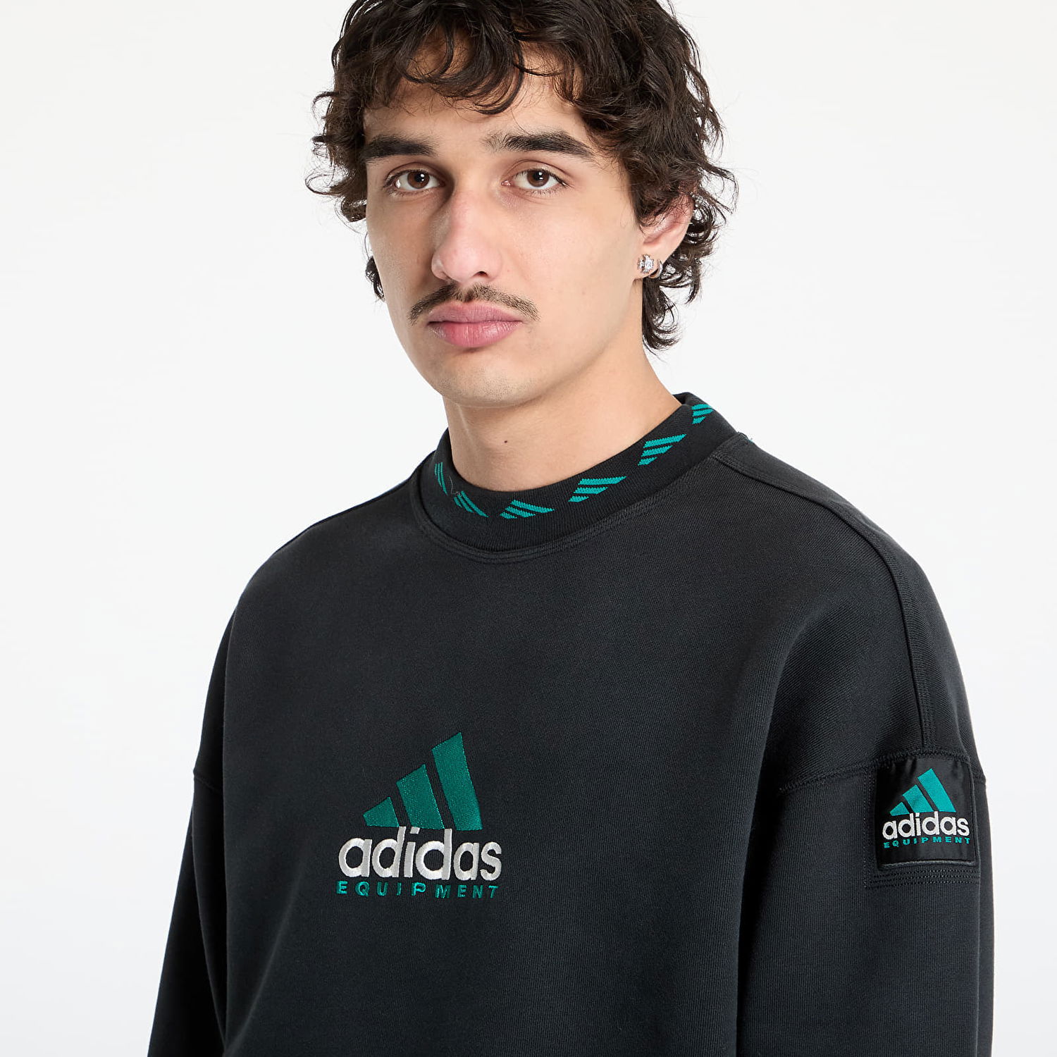 Mikina adidas Performance EQT Wash Crewneck Sweatshirt Čierna | JC8222, 1
