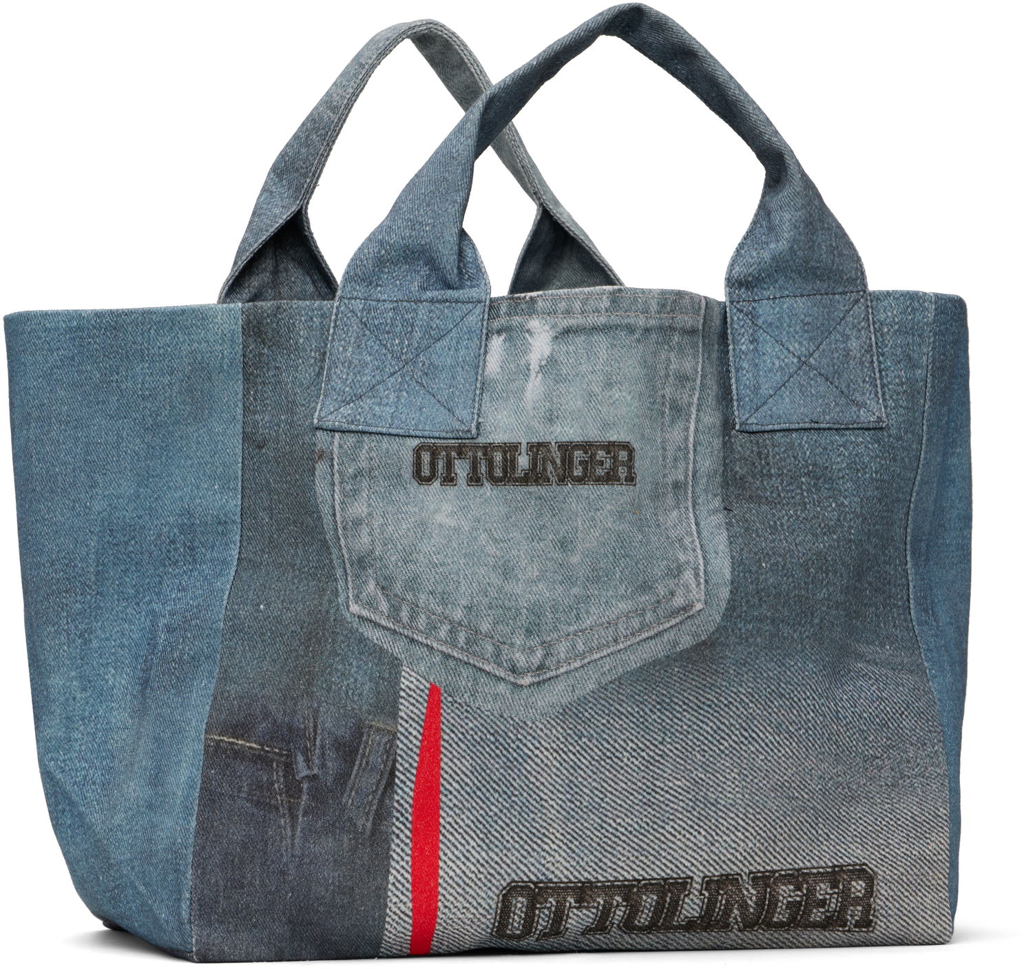 Tote bag Ottolinger Ottolinger Denim Maxi Tote Bag Modrá | 12890042801, 1