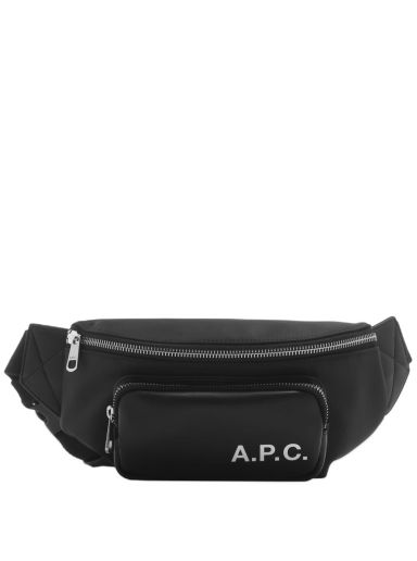 Ľadvinka A.P.C. Logo Waist Bag Čierna | PAADY-H62167-LZZ