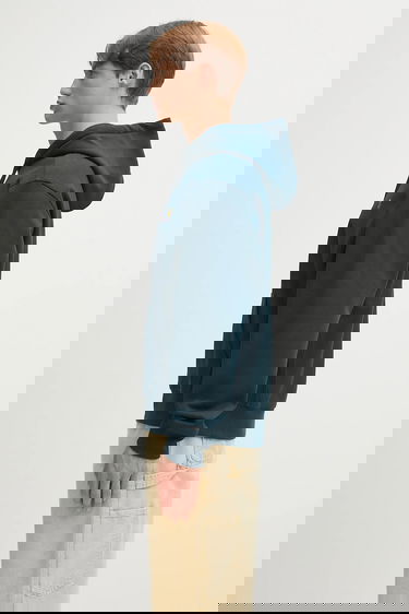 Mikina Carhartt WIP Hooded American Script Hoodie Modrá | I028279.0AUXX, 1