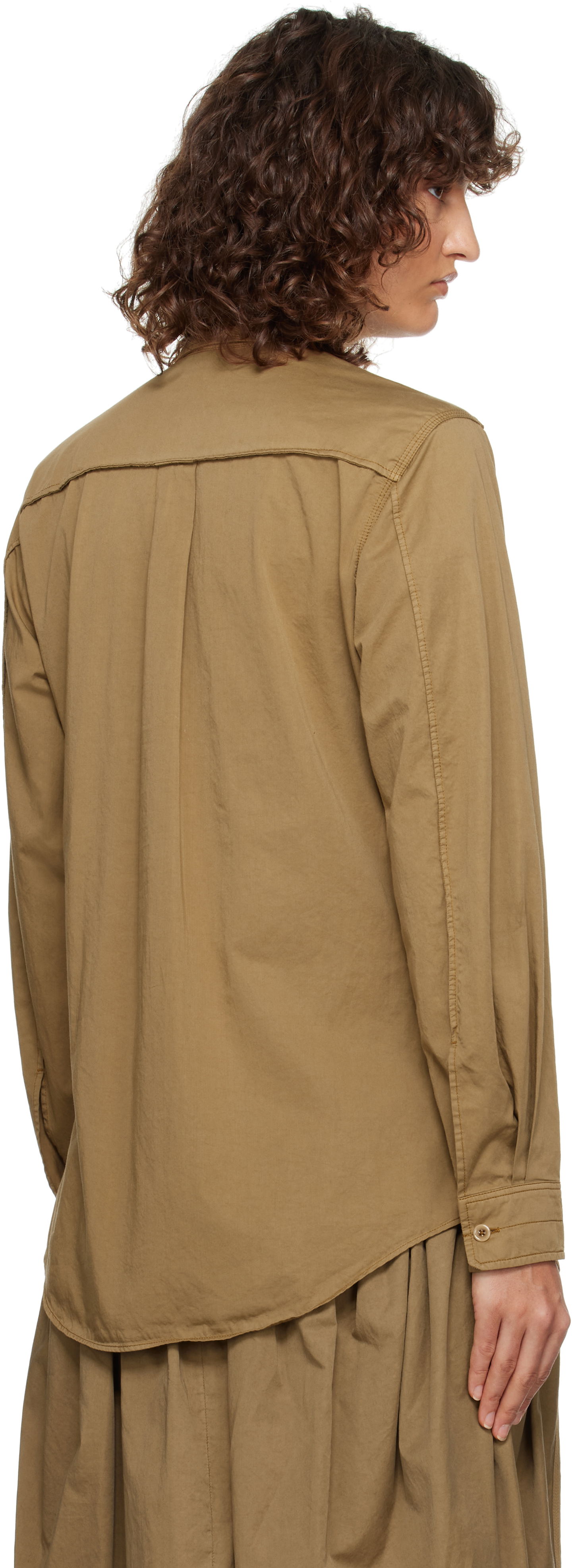 Lemaire Multi-Topstitch Fitted Shirt
