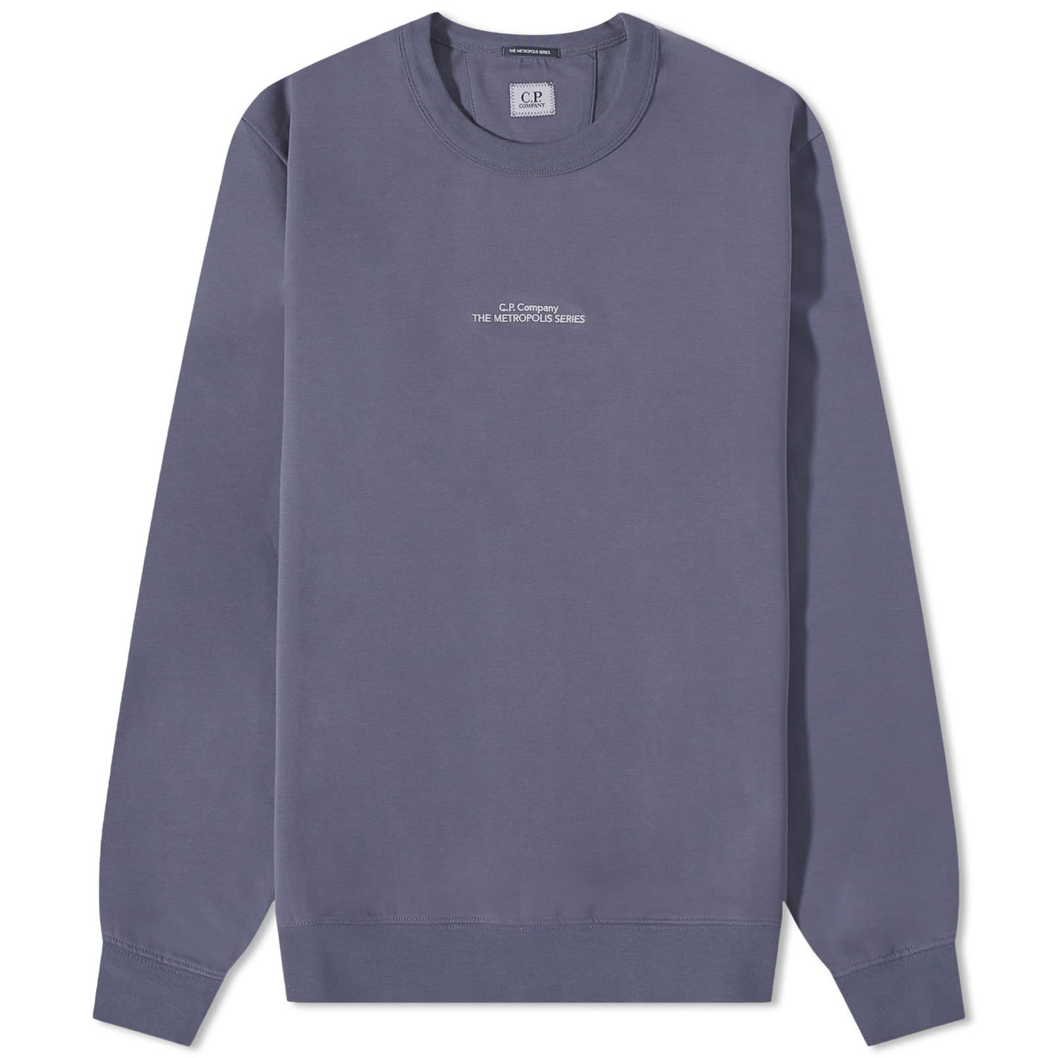 Mikina C.P. Company Metropolis Centre Logo Crew Sweat Modrá | 14CMSS229A-006452W-884, 0