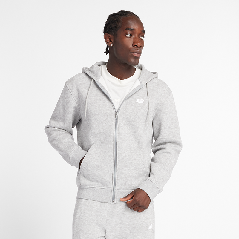 Mikina New Balance NB Hoodie for Men Šedá | Pánska bunda New Balance MJ43902AG – sivé, 0