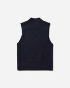 Sleeveless Sweater Mock Neck