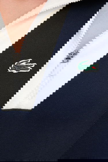 Mikina Lacoste Lacoste Quarter-Zip Sweatshirt Navy | SF8634, 4