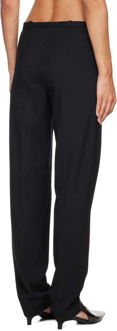 Nohavice Loulou de Saison Loulou de Saison Malka Fitted Trousers Čierna | MALKA, 2