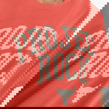 Tričko Under Armour Project Rock Heavyweight Campus T-Shirt Červená | 1377449-872, 3
