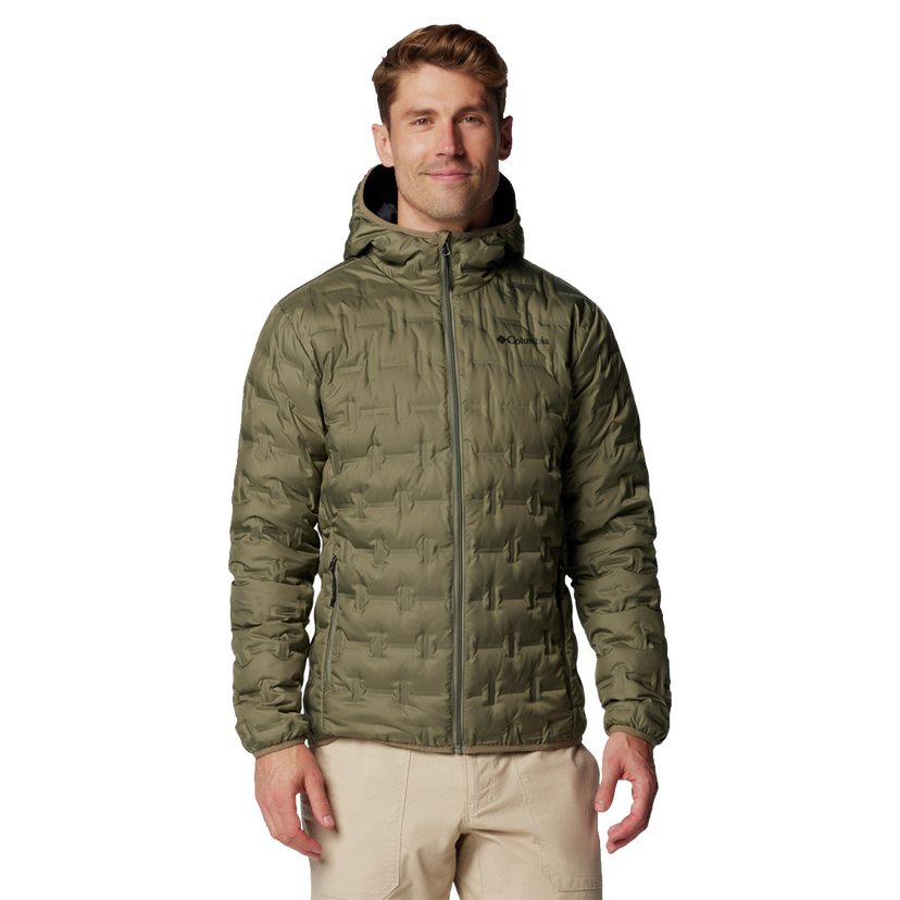 Prešívaná bunda Columbia Delta Ridge™ II Down Hooded Jacket Zelené | 2086222397