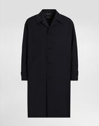 Dolce & Gabbana Single-Breasted Wool Trench Coat