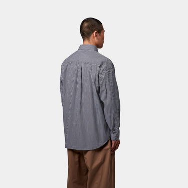 Košeľa Carhartt WIP Carhartt WIP Notus Long Sleeve Shirt Arvin Stripe Modrá | I034697_8, 2