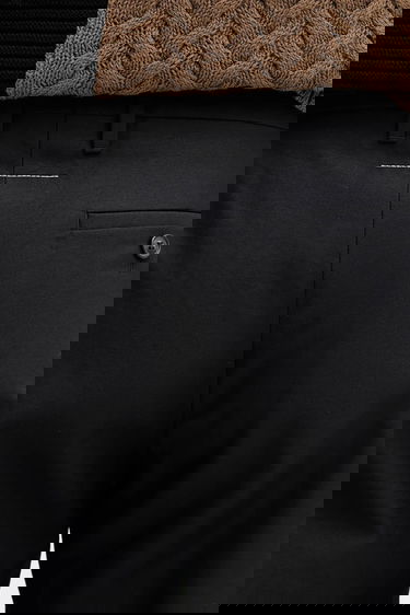 Nohavice Maison Margiela MM6 Maison Margiela Wide Leg Trousers Čierna | SH0KA0054.M35433.900, 4