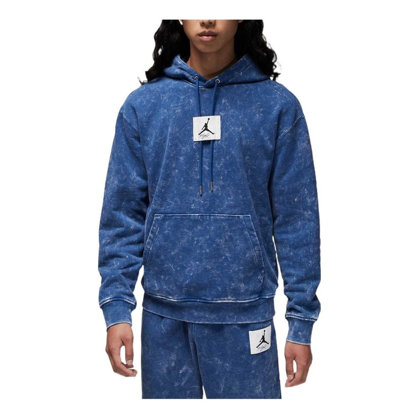 Mikina Jordan Jordan Tie Dye Drawstring Hoodie Modrá | DR3088-493