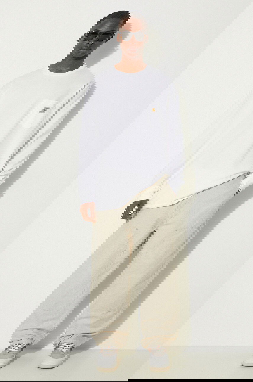 Nohavice Carhartt WIP Walter Double Knee Pant Béžová | I033580.502, 1