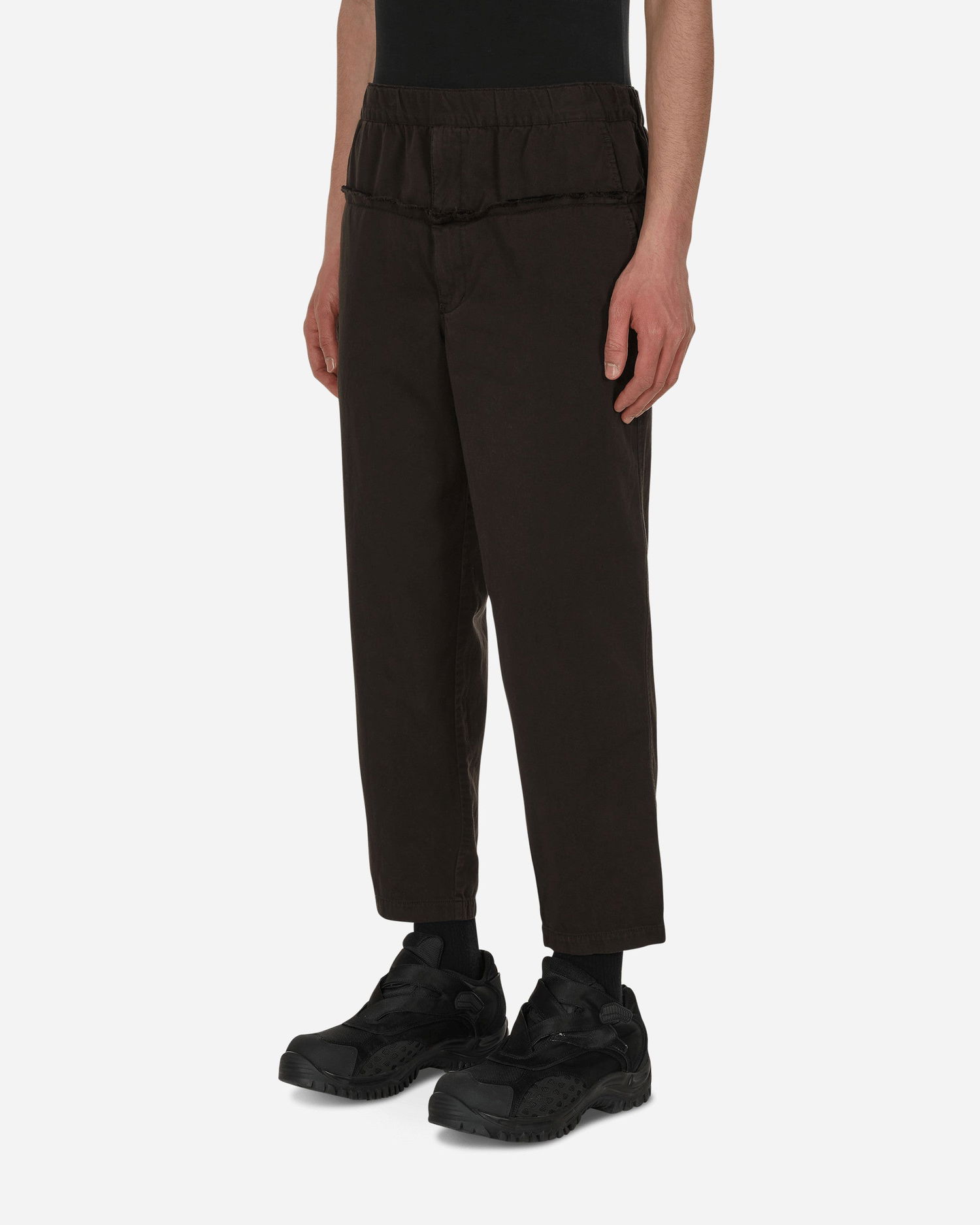 Nohavice Comme des Garçons Yarn Dyed Trousers Čierna | FI-P005 1, 1