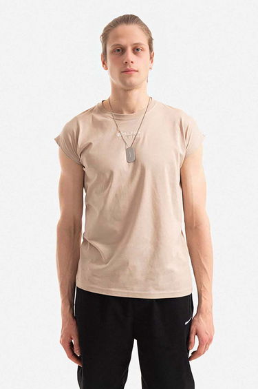 Tričko Alpha Industries T-Shirt With Print Béžová | 118531.627, 0