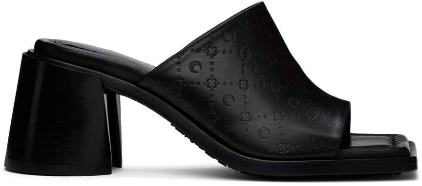 Marine Serre Embossed Leather MS Mules