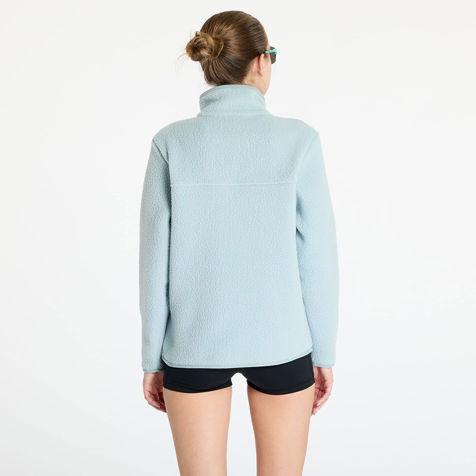 Retro Pile Jacket Thermal Blue