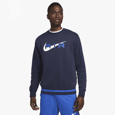 Sveter Nike Air s kulatým výstřihem Navy | FN7692-451, 0
