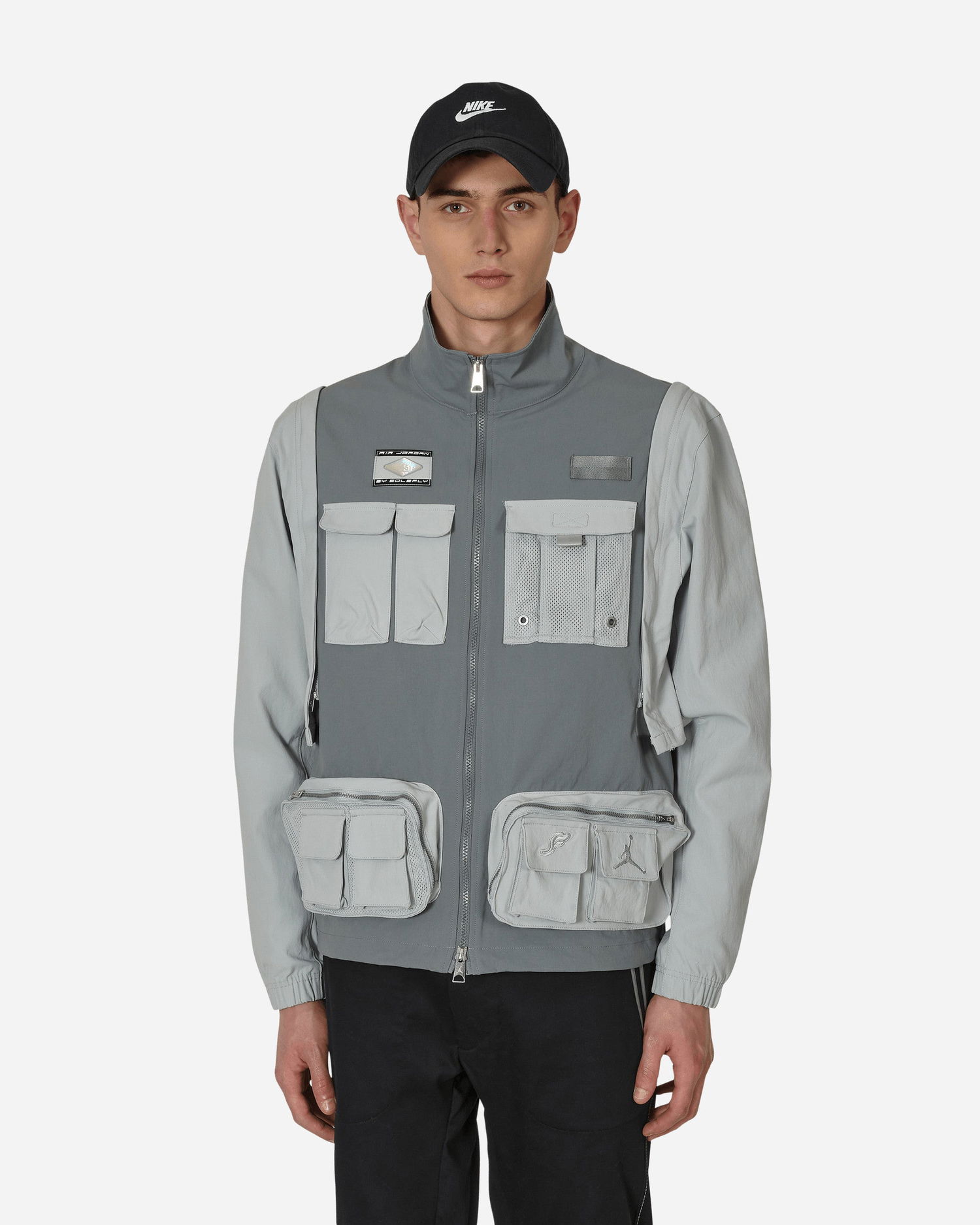 Vetrovka Jordan SoleFly x Jacket Šedá | DV7515-077, 0