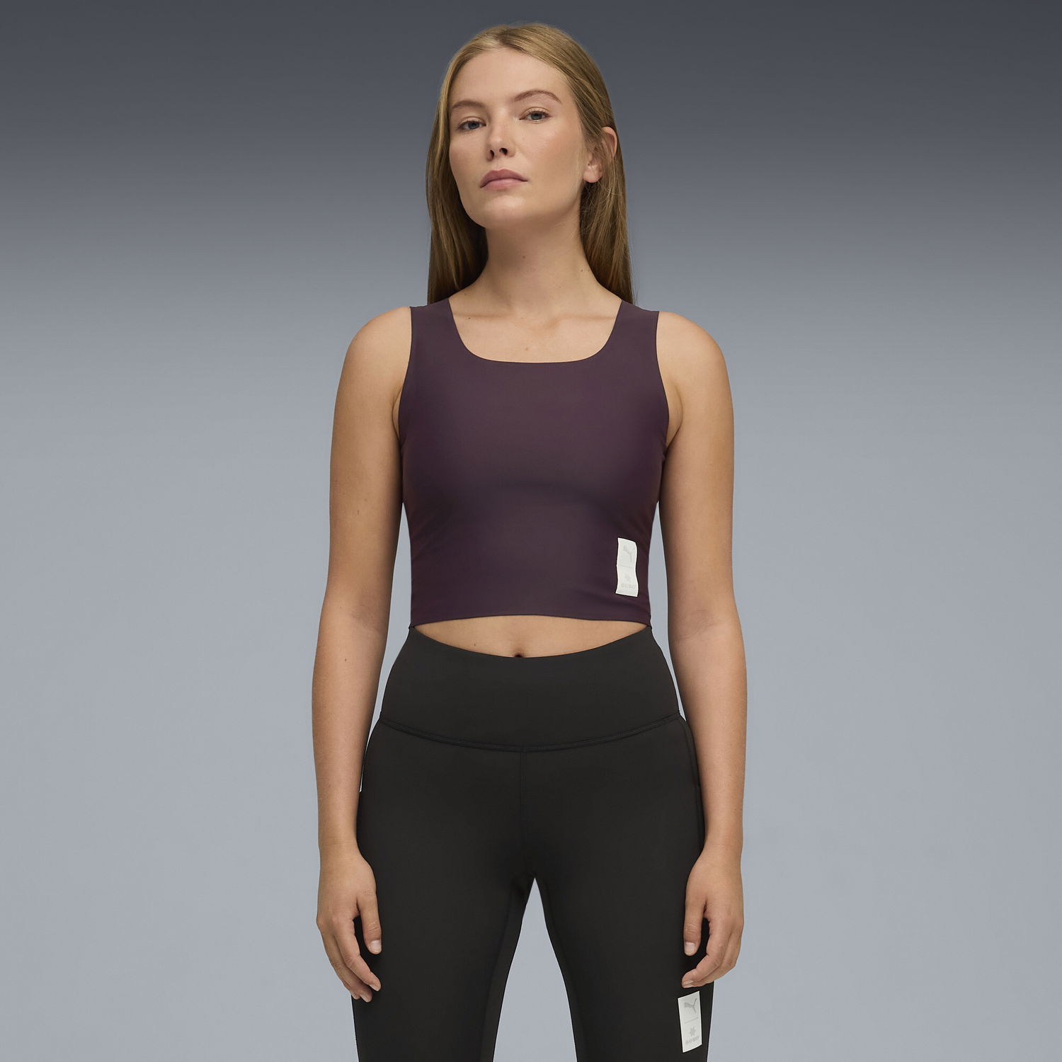 Crop Top Puma PUMA x SAYSKY Crop Running Tank Top Fialová | 527559_88, 0