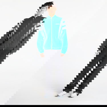 Bunda adidas Originals Santiago Full-Zip Knit Jacket with Speckled Stripes Zelené | KE4603, 4