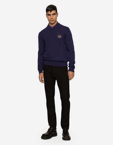 Džínsy Dolce & Gabbana Regular-Fit Stretch Jeans Čierna | GYJCCDG8GW6S9001, 1