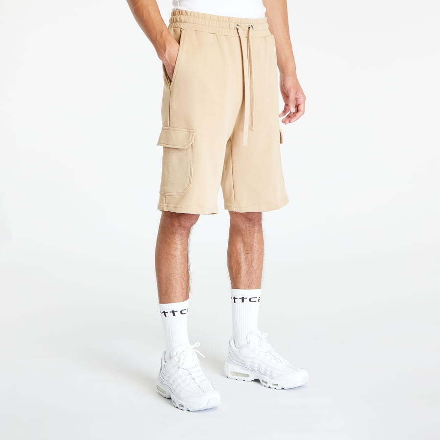 Šortky Urban Classics Organic Cargo Sweatshorts Béžová | TB4144-03738, 0